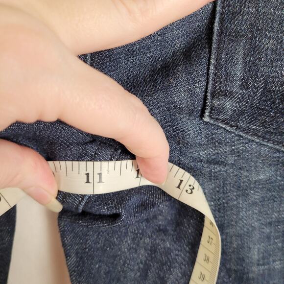 NWT J.Crew Matchstick Blue Jean Shorts Size 10 Mid-Rise Classic Y2K Denim - Picture 8 of 8